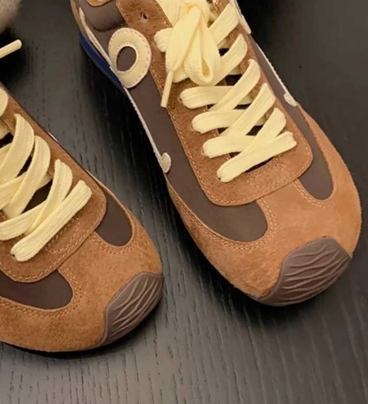 German Training Shoes Wen 2025 New Genuine Leather Wen Sneakers Flat Lace-up Retro Large Size Forrest Gump Shoes Wen Y250320