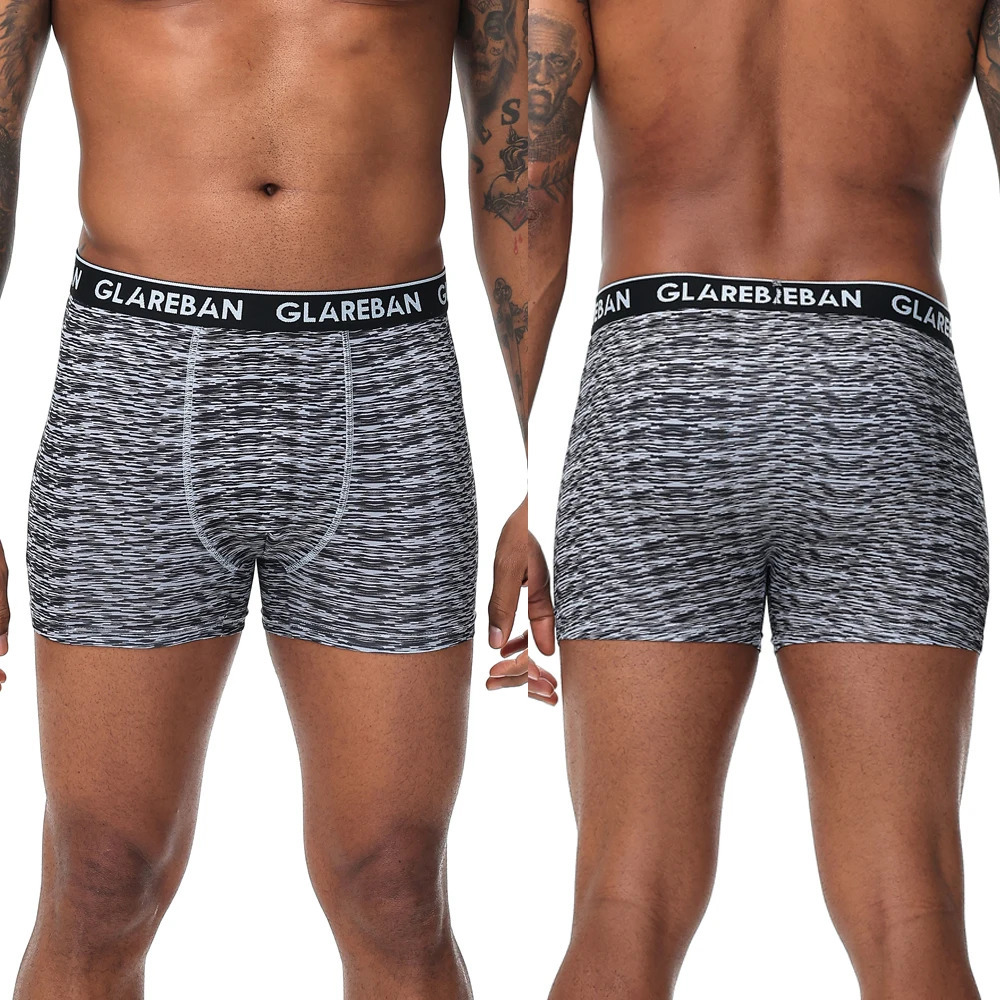 3piece set of boxing shorts suitable for mens soft underwear foldable sexy 250320Z