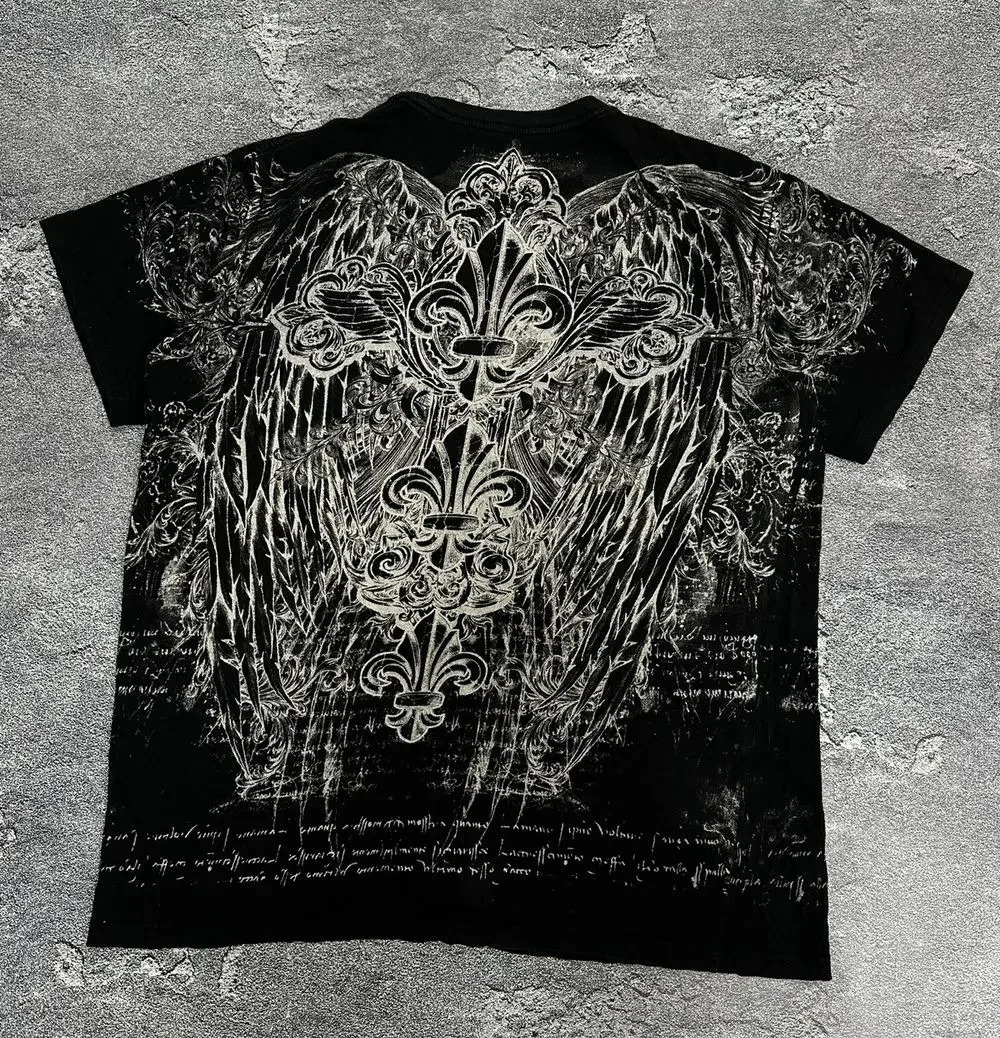 Street fashion embroidery xzavier doublesided oversized print mens and womens tops personalized Harajuku clothing 250312