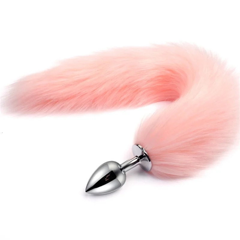 5 Sizes Metal Butt Plug Fetish Fox Tail Intimate Toys Bdsm Anal Extender Dilator Sex Shop Products Erotic Games Goods For Adults 250320