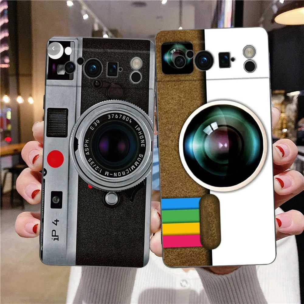 Fashionable classic camera lens phone case cover suitable for Google Pixel 8 7 6 7A 6A Pro 5G shock-absorbing silicone soft 9 8 Pro XL 5G case Z250321