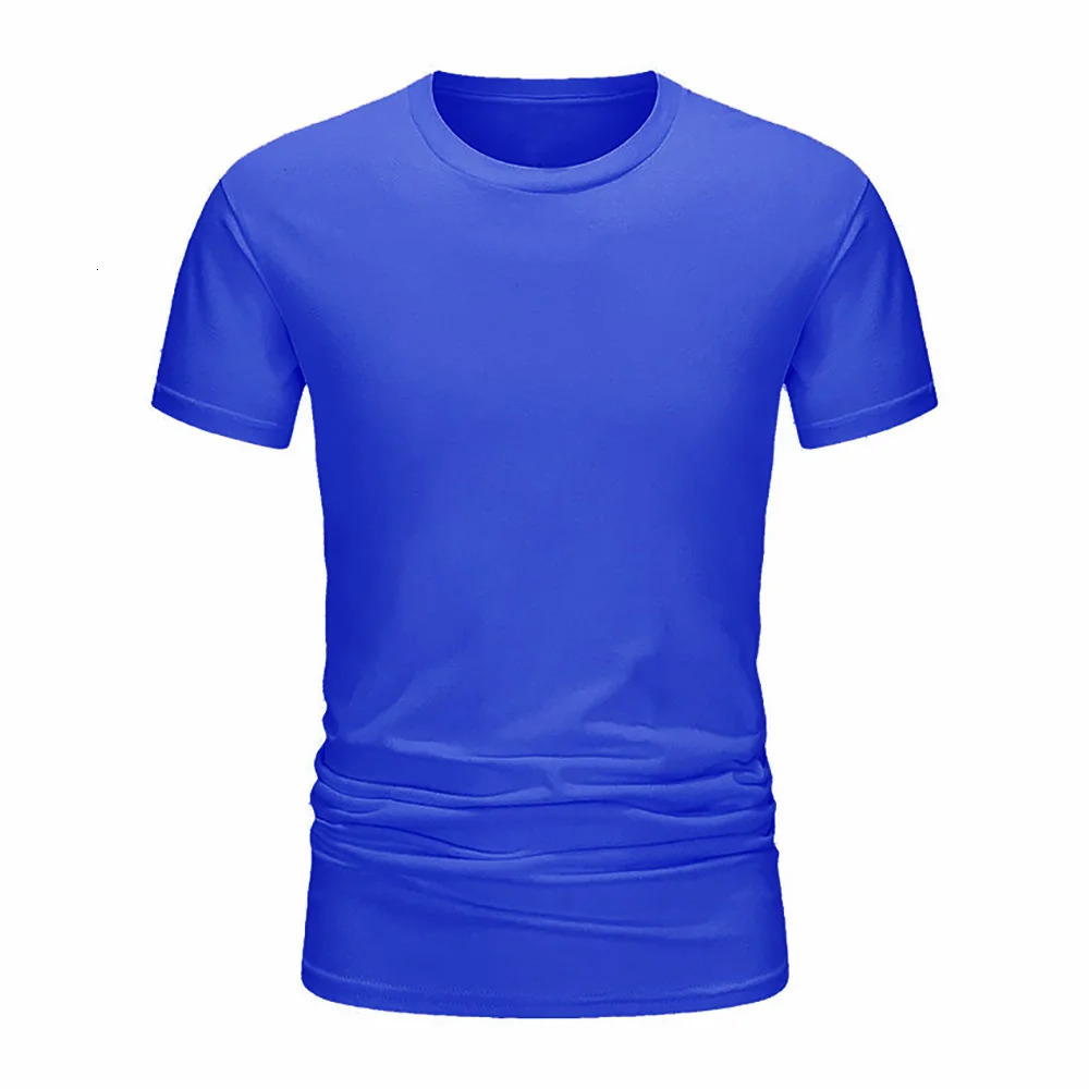 Summer mens cotton Tshirt fashionable ultrathin black short sleeved comfortable casual round neck top clothing 250312