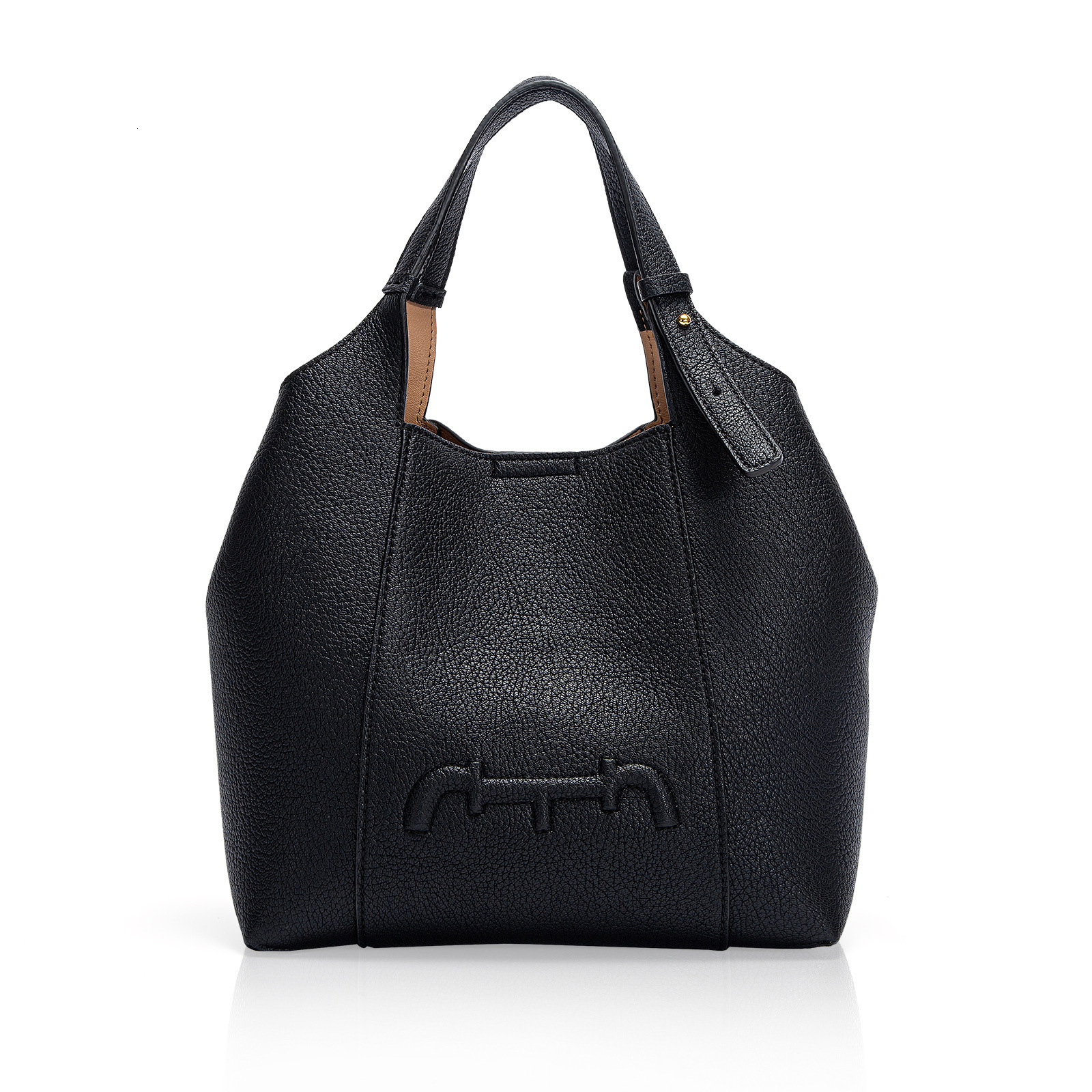 2025 Spring New Simple Solid Color Design Women's Fashion Large Capacity Exquisite Niche Versatile Handheld Bucket Bag