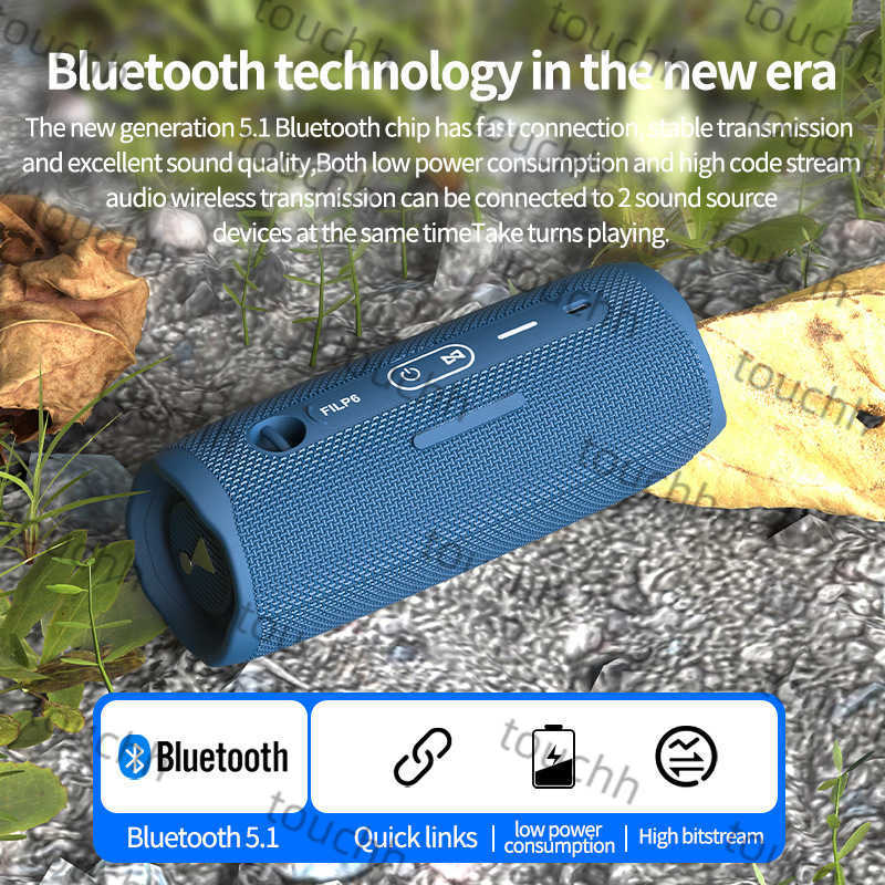 Cell Phone Speakers Kaleidoscope 6th Generation Wireless Bluetooth Speaker Subwoofer Outdoor Sports Portable Audio H250321