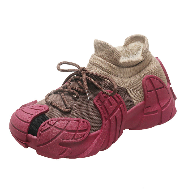 Sock 2025 New Casual Thick soled Women's Summer Breathable Octopus Flying Weaving Sports Shoes Large Size