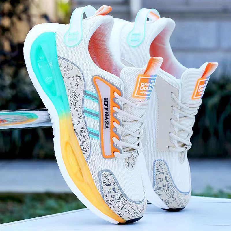 2025 Designer fashionable casual shoes Youth men's , popcorn sneakers, spring and summer breathable casual shoes, running shoes, cross-border dro