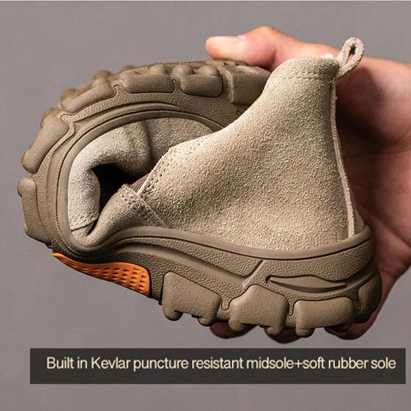 Men Safety for Electric Welder Insulated Protective Sneakers Scalding Work Outdoor Anti Slip Hiking Shoes