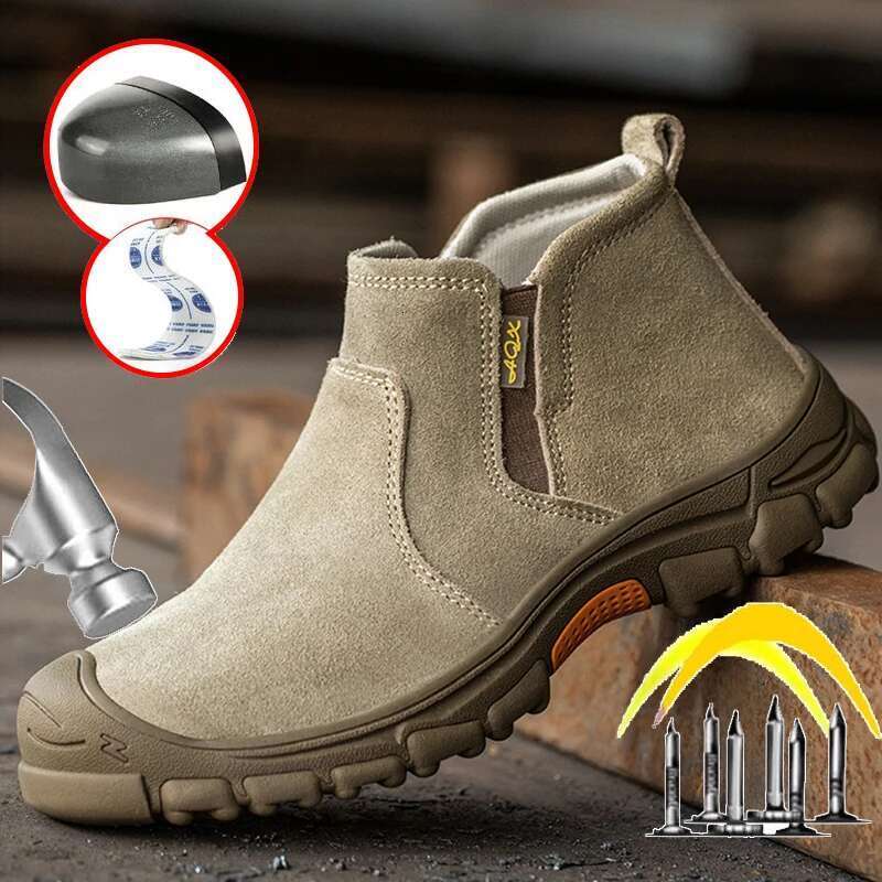 Men Safety for Electric Welder Insulated Protective Sneakers Scalding Work Outdoor Anti Slip Hiking Shoes