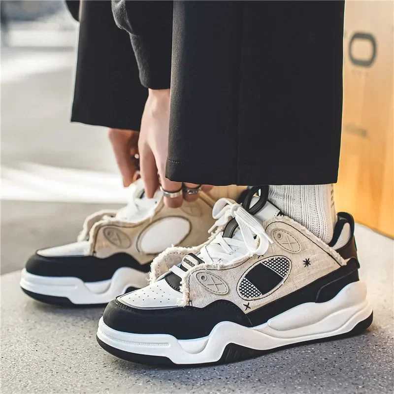 Zapatillas Fashion Button Mens Running Shoes Designer Bread Shoes Casual New Brand Casual Sports Shoes Board Shoes Y250320
