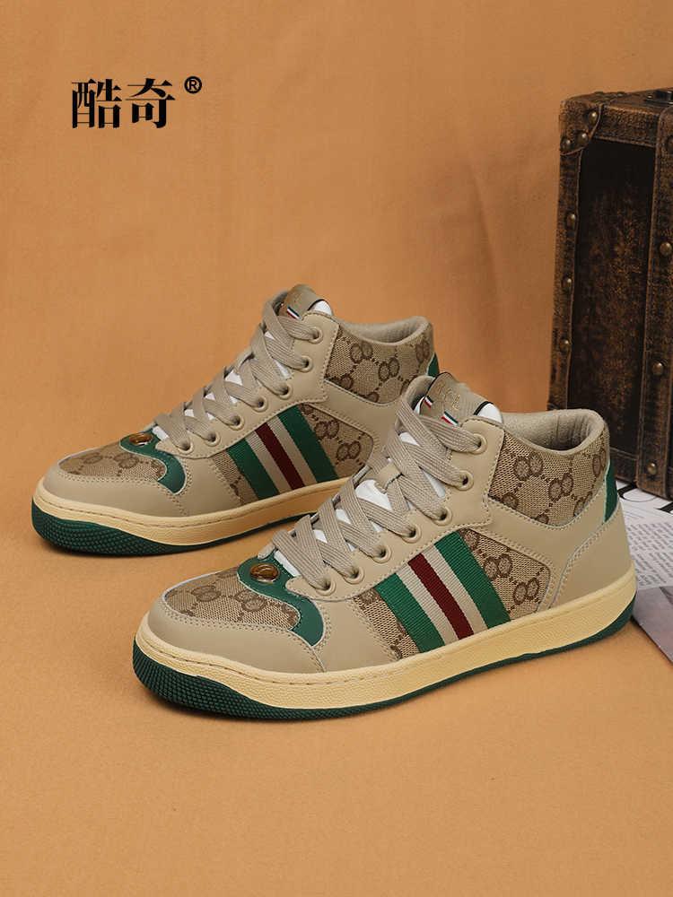 ZXKB Mesh Designer Shoes Mens Shoes KQ6777 Womens Sneakers Classic Casual Shoes Shoe Bright Leather Nylon Outdoor Trainers Comfortable Breathable Runn