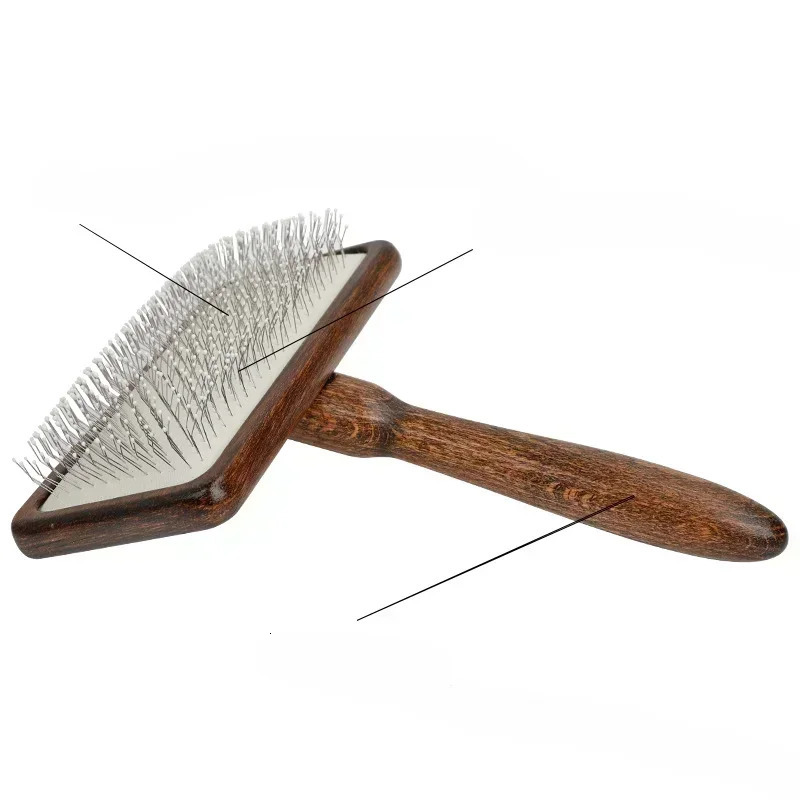 Chris Christensen Mark III Slicker Brush Groom Like A Professional Stainless Steel Pins Lightweight Beech Wood Body 250321