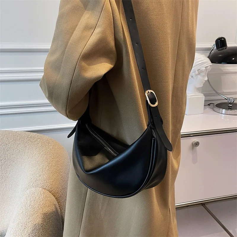 Crossbody Bag Womens 2024 Trendy Dumpling Lightweight Small Shoulder Armpit Casual B 250317