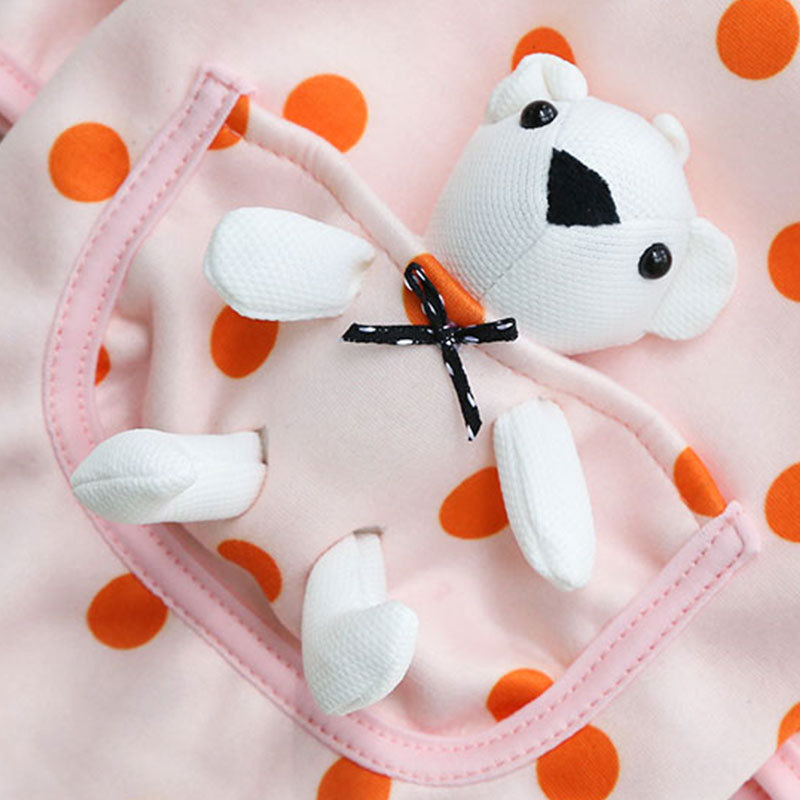 Fall - Winter Pet Clothes for Dogs and Cats: Adorable Pocket - designed Bear - print and Polka - dot Outfits, Ideal for Teddy, Bichon Frise