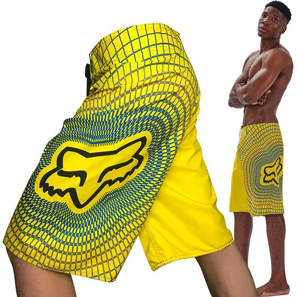Spring and summer mens travel leisure beach fast drying beach pants sports five point surfing fancy shorts mens W250321