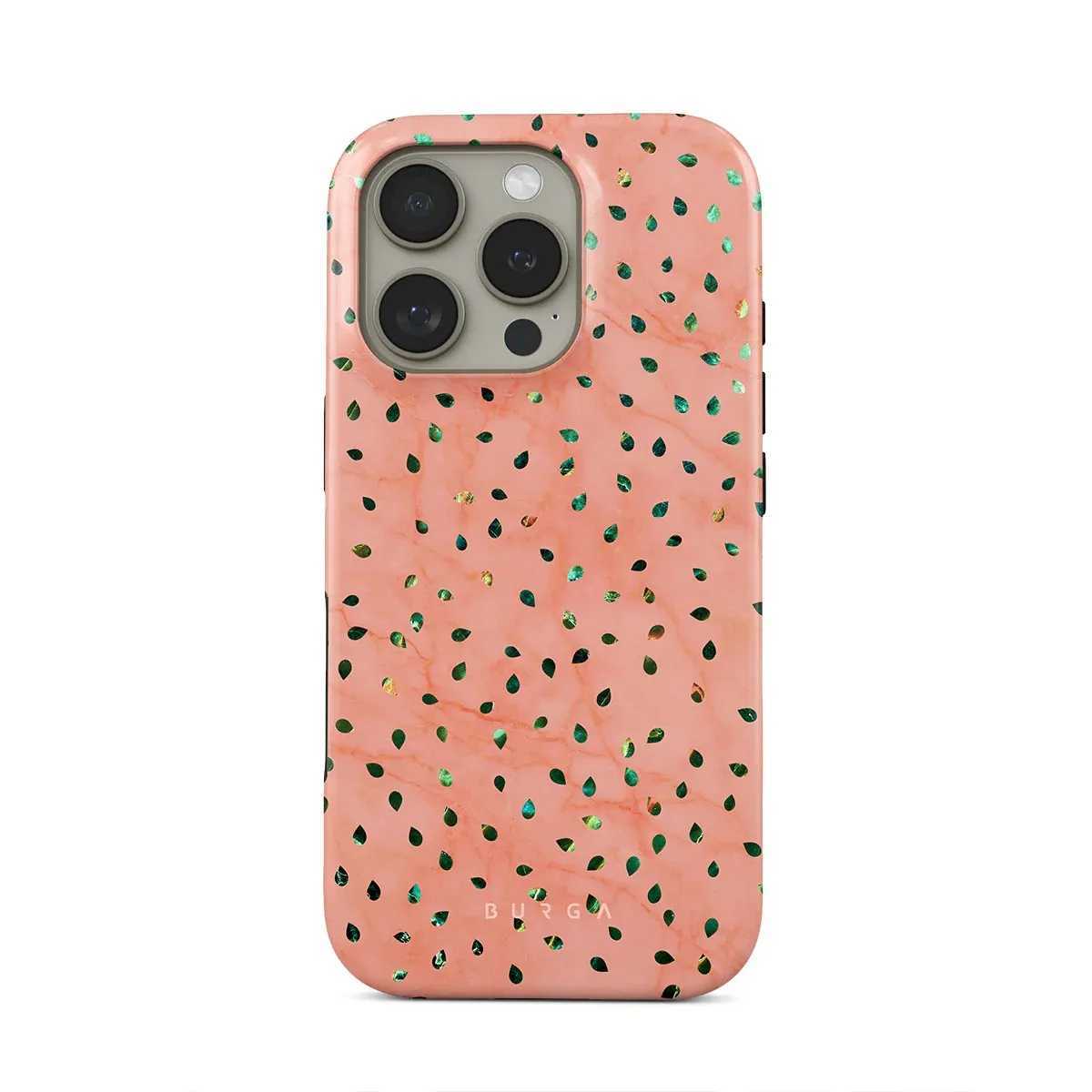 Fashion Art Polka Dot Leopard Print Phone Case for IPhone16 15 14 13 12 11 Pro Max Plus Luxury Magnetic Double-layer Cover BURGA Z250321