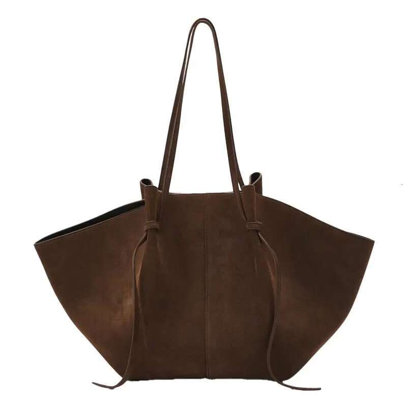 Designer bag New Fashion Women's Split Leather Underarm Handbag Single Shoulder Wing Large Capacity Dumpg Tote Bag