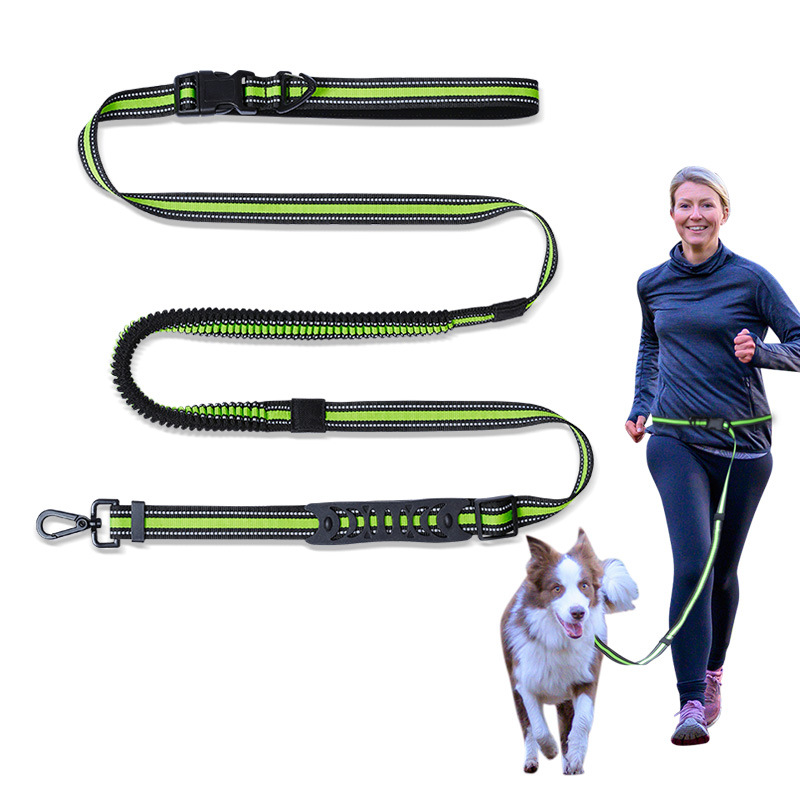 Hand Free Dog Leash for Pet Walking Running Jogging Adjustable Dog leash Waist Belt Chest Strap Traction Rope Dog Accessories