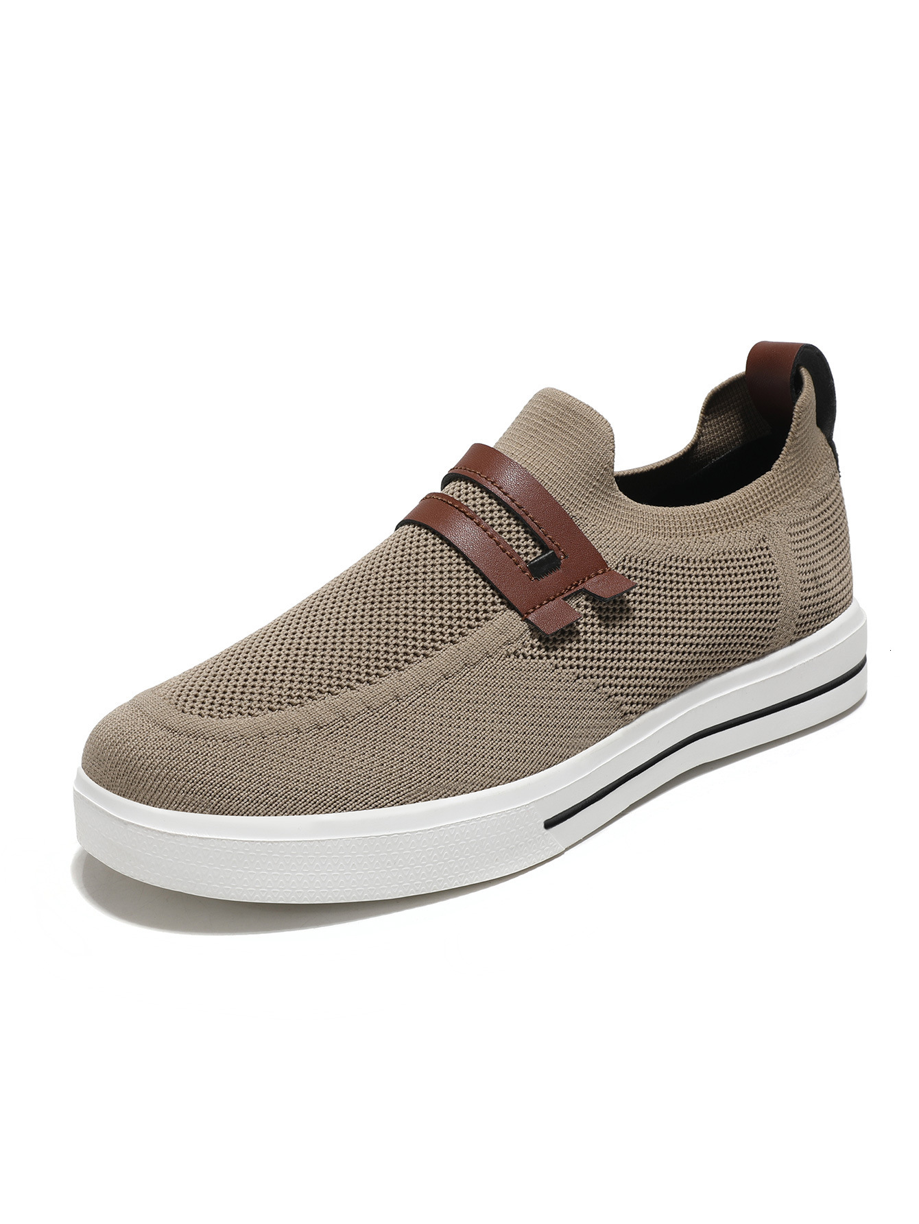 2025 With Box Designer fashionable casual shoes Canvas shoes for men in summer, fly woven breathable mesh, one foot lazy shoes