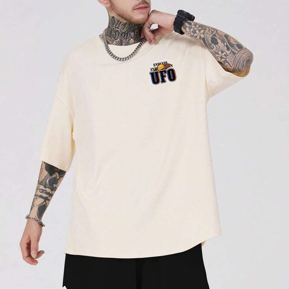 American trend cartoon pattern printed high street loose short sleeved T-shirt for men and women in summer