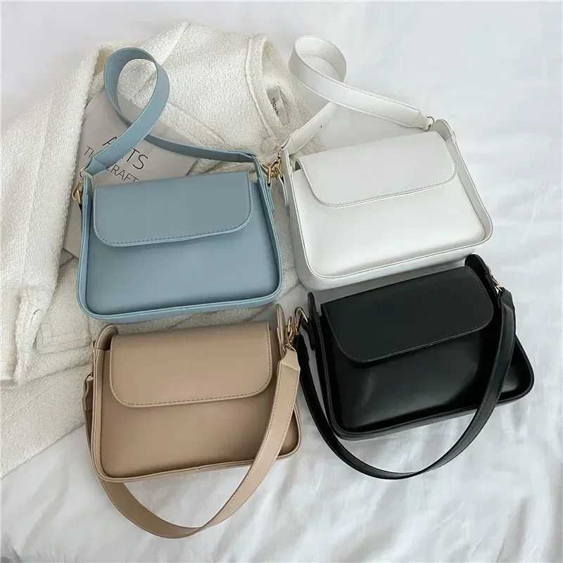 Womens Fashion Bag 2024 Crossbody Bag Womens Mini Handbag Small Wallet Messenger Bag Square Pu Leather Shoulder Bag Y250320
