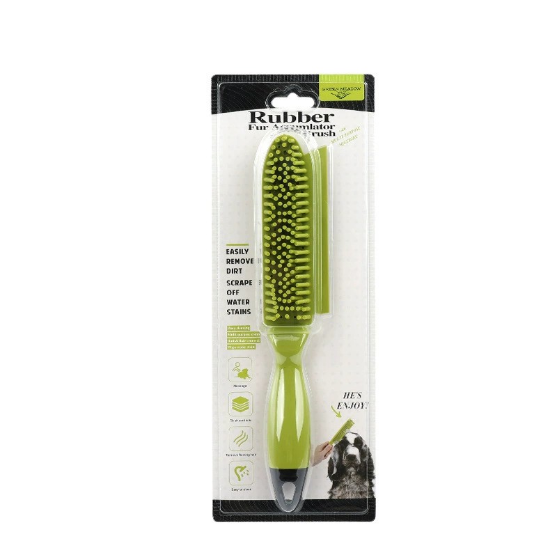 Pet hair removal sofa clothing cleaning brush, dog bathing massage brush
