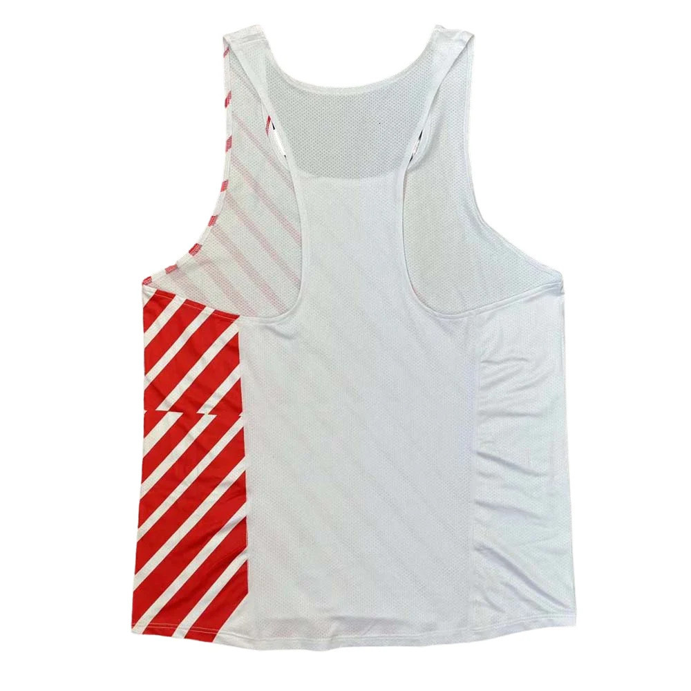 Men Fashion Running Marathon Singlets Sleeveless Vest Sleeveless Men Tank Top Customization 250320