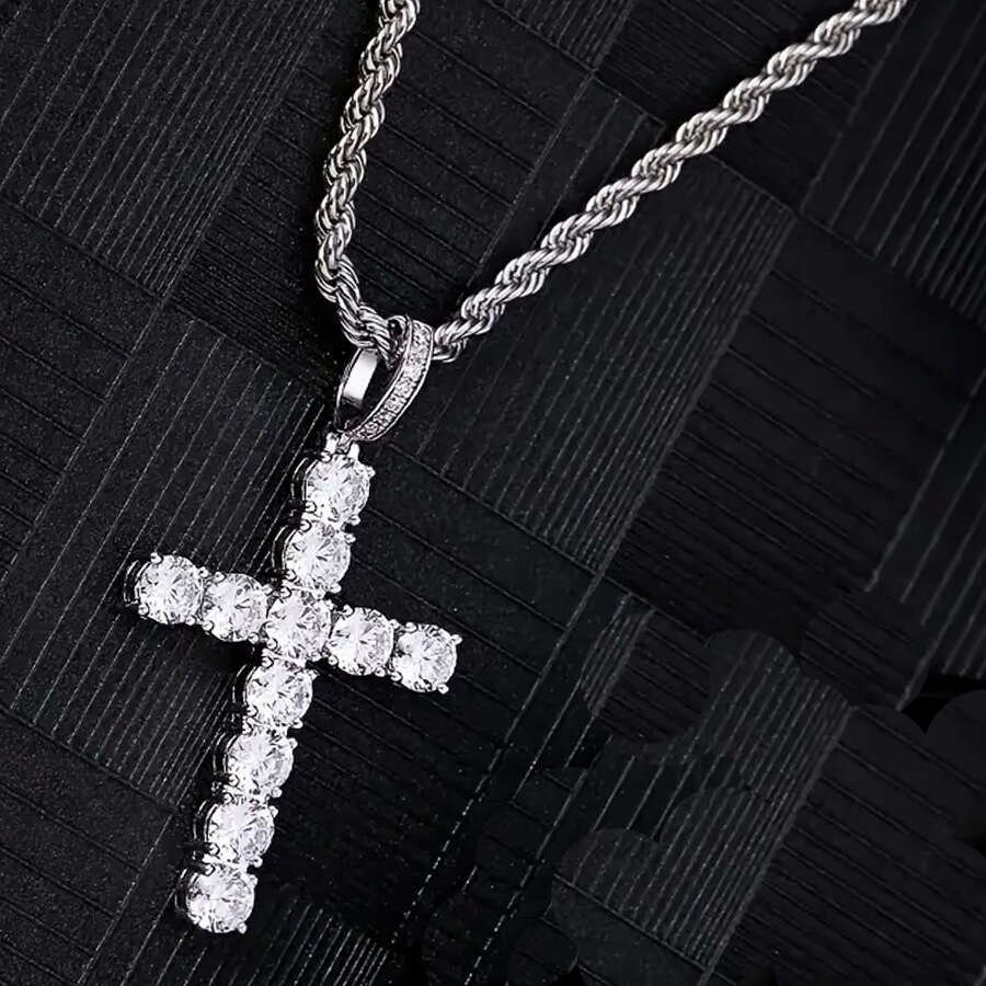 American Anhe Simple Jewelry Casual Hip Hop Necklace Pendant Men's Cross