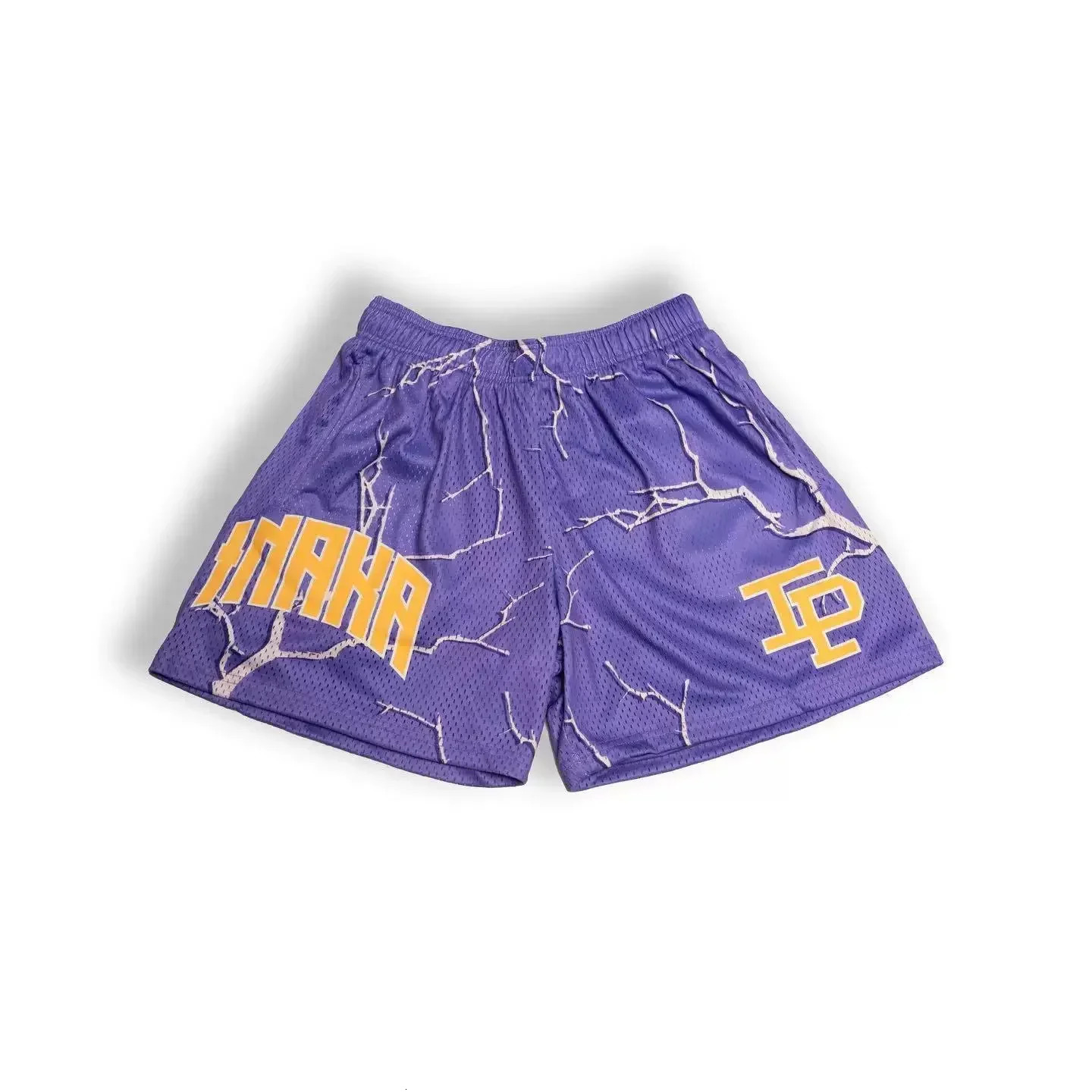 Summer Lightning EE Mesh Beach Shorts Adult and Childrens Trend Sweat Absorbing Sports Quick Drying 250320