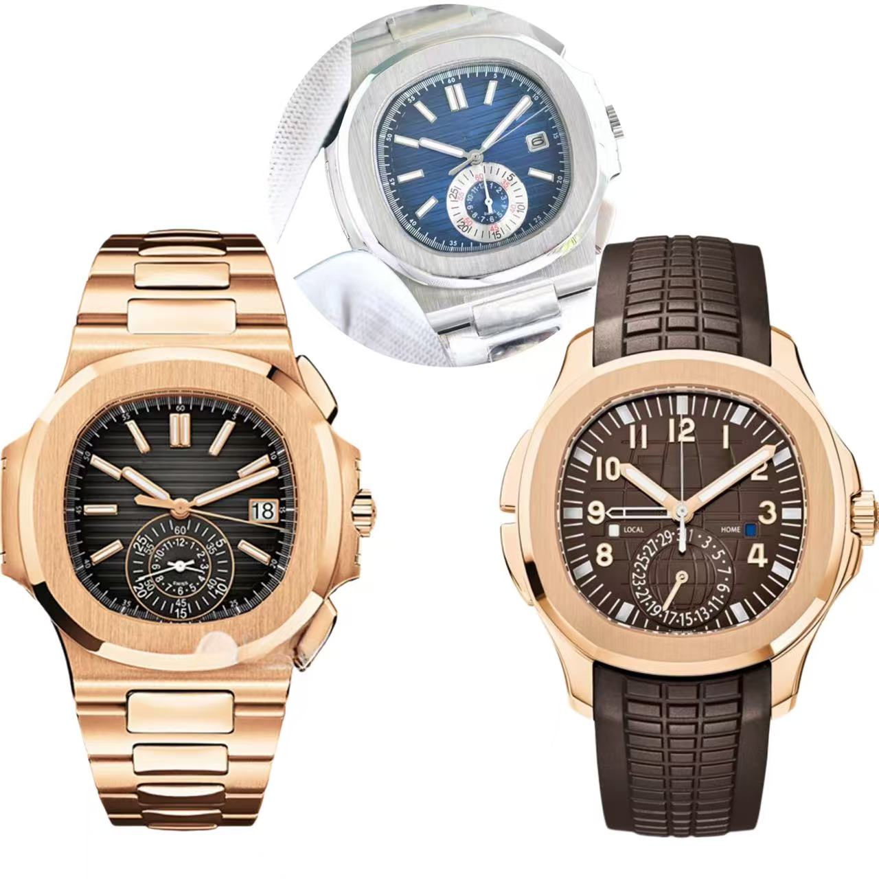 luxury watch men designer watch 5980/5164 style high quality full Stainless steel quart Wristwatches sapphire glass newpp waterproof reloj orologio montre