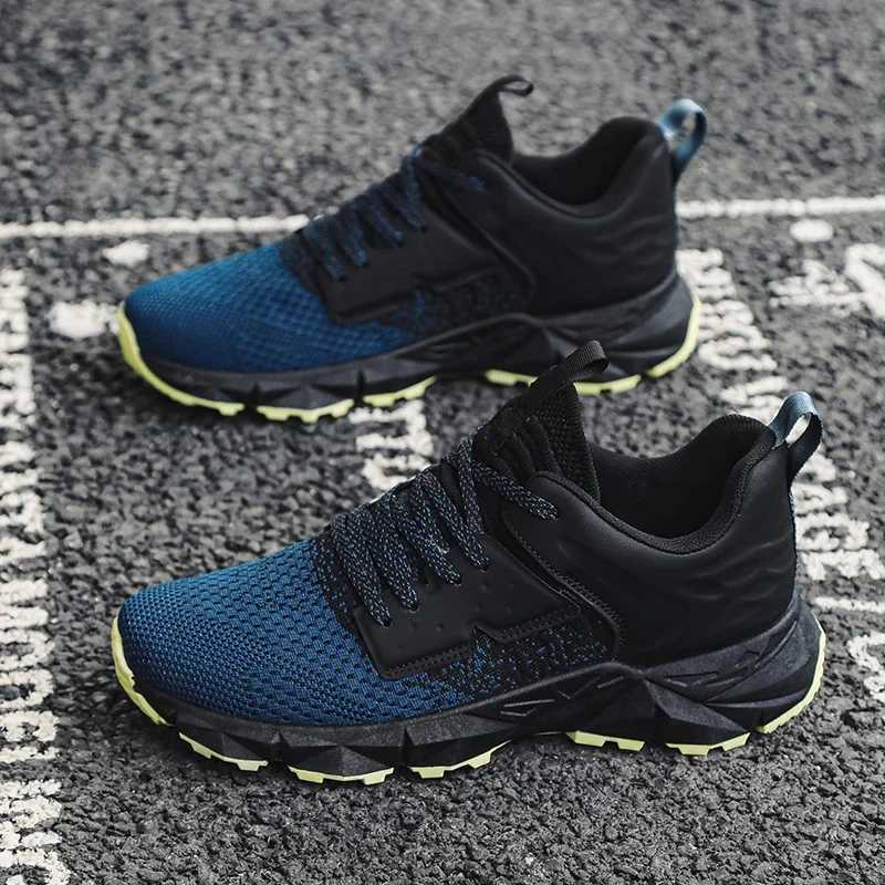 Mens training shoes outdoor large-sized thick soled M mesh shoes fashionable low top casual sports shoes mens sports shoes Y250320