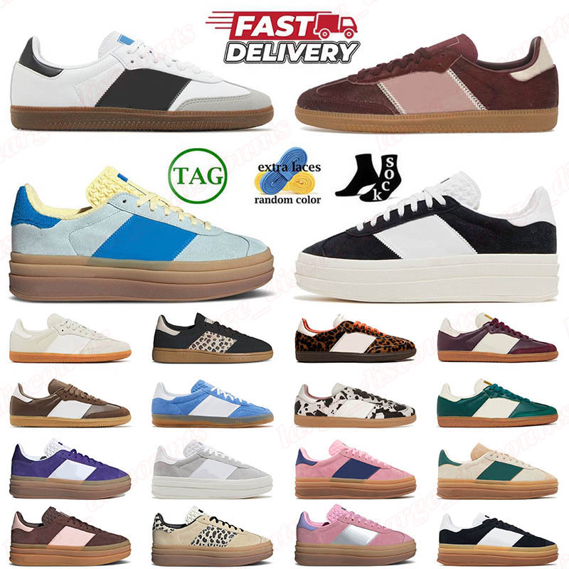 Top Quality Designer mens women Bold low sneakers Black White Gum Maroon Sand Core Almost Blue Yellow Leopard Print Cow sports dhgate trainers walking