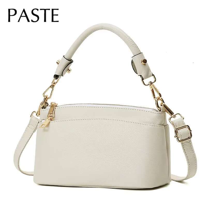 10 Colors Classic Shell Bag 100% First Layer Cowhide Leather Women Handbag Casual Female Shoulder Crossbody Purse Dropshipping