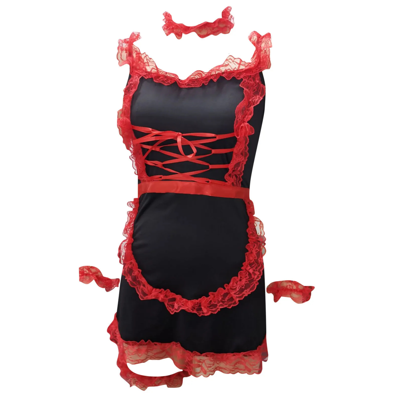 WomenS Plus Size Underwear Set Lace Floral Edge Pajamas Garter Mesh Steel Underwear Dress Women Set Sexy Lingerine Outfit 250320