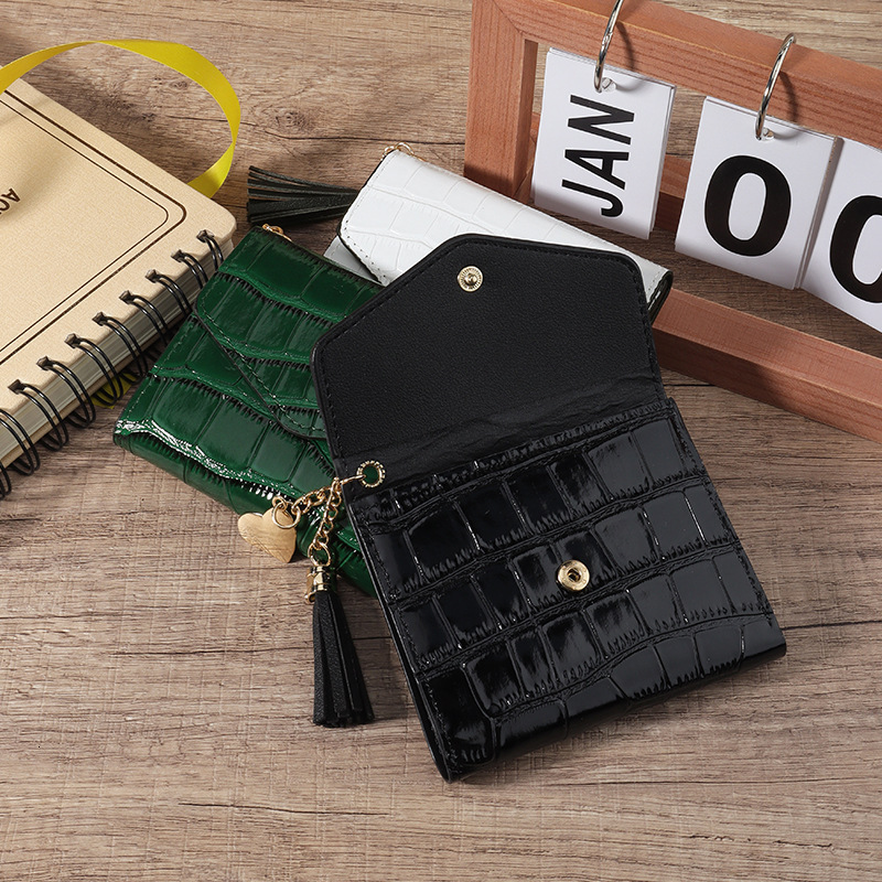 2025S Trend Designer Minimalist Short Coin Folding Cash Universal Small Storage Bag Women S Wallet