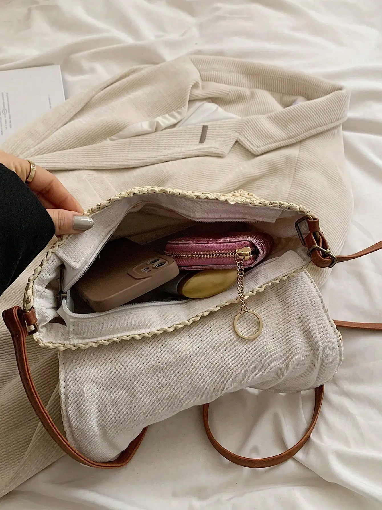 Fashion casual shoulder cross body bag 250320