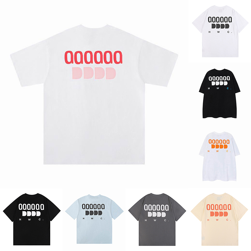 Summer T-shirt Designers mens T-shirts Black and White Round Neck Couple T-Shirt cottons tops casual tees shirt luxurys clothing Hip Hop Short Sleeves