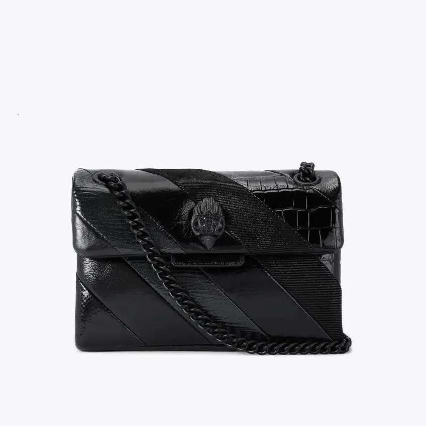 Brand Eagle Head Women S Crossbody Spliced Black Bag Fashion Designer Shoulder Chain Bag New Shoulder Bags