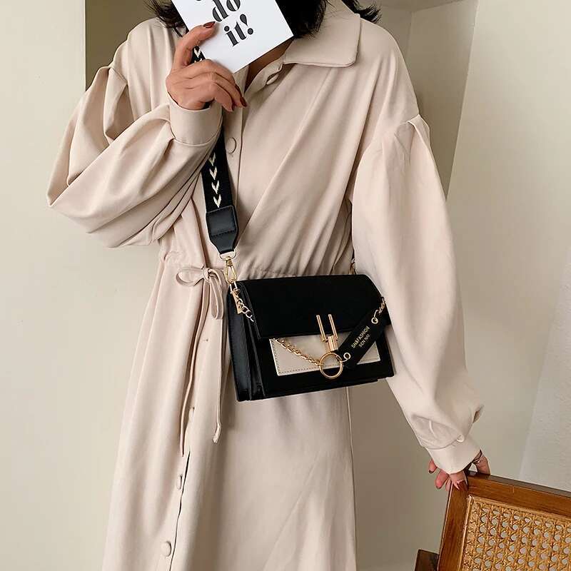 2023 New Messenger Fashion Mobile Phone Casual Shoulder Contrast Color Ladies Designer Bags