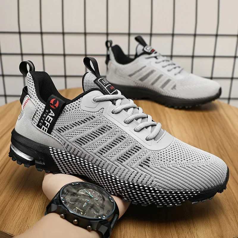 Mens sports shoe platform soft sole high-quality casual sports shoes running shoelaces outdoor training shoelaces Y250320