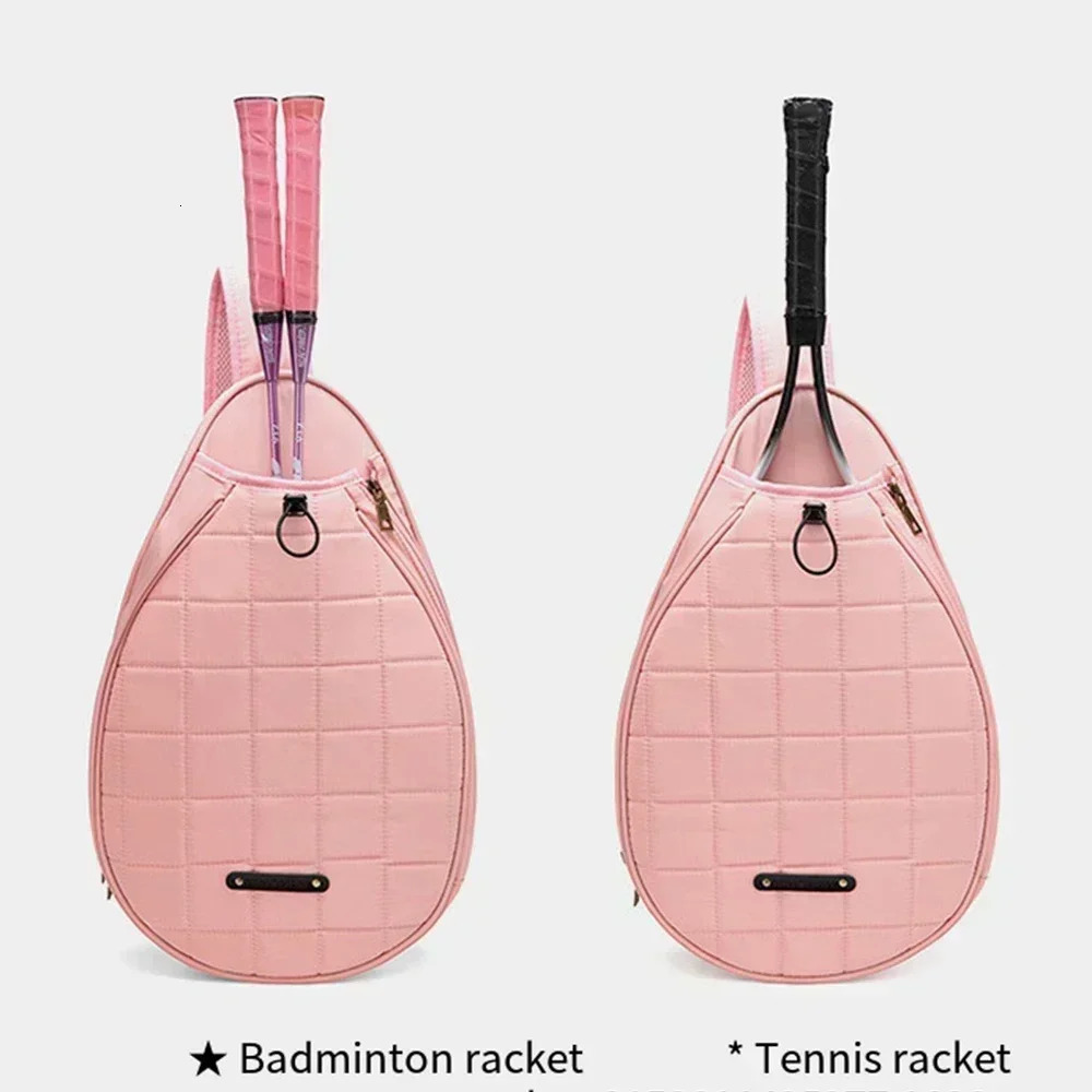 Lightweight Tennis Crossbody Bag Badminton Racket Bag Menwomen Waterproof Suitable for Tennis Badminton with Bottle Cage 250320