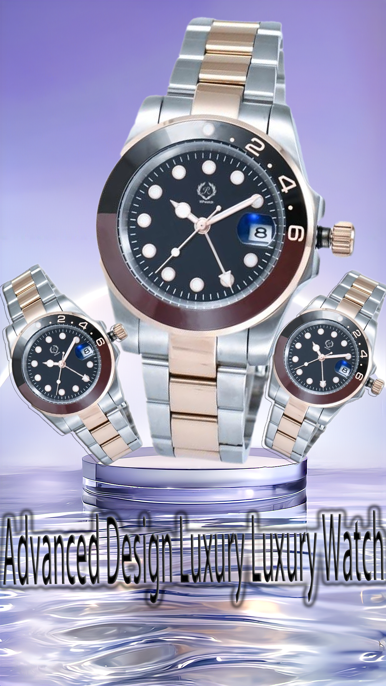 Watches Ceramic Bezel full Stainless Steel Automatic Mechanics Movment Sapphire 5ATM waterproof Mens Watches orologio di lusso