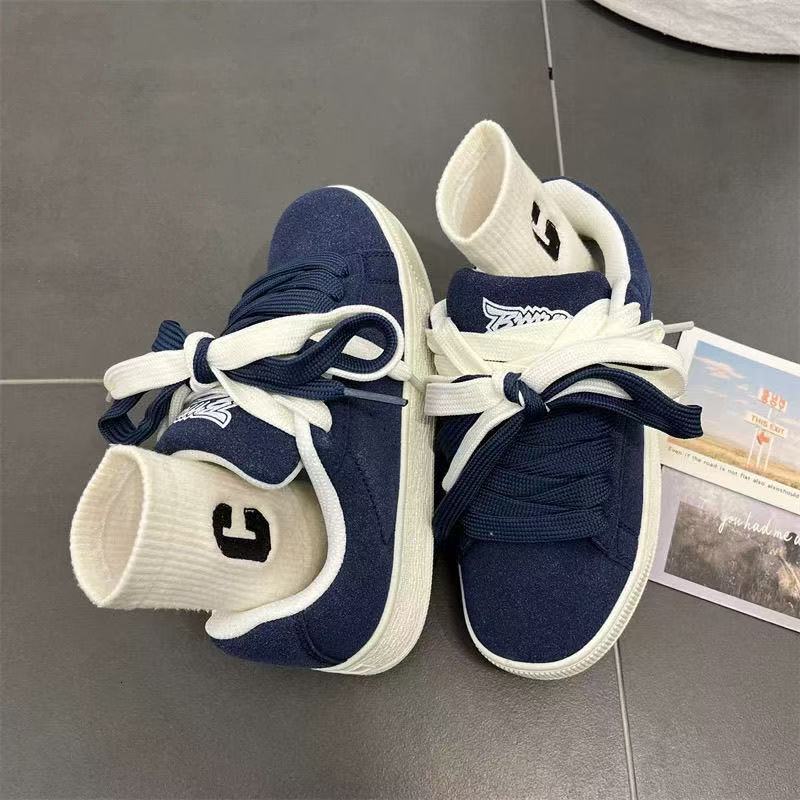 2025 New High Beauty Thick Bottom Blue Bread Male and Female Student Designer Fashion Multi functional Casual Skateboarding Shoes