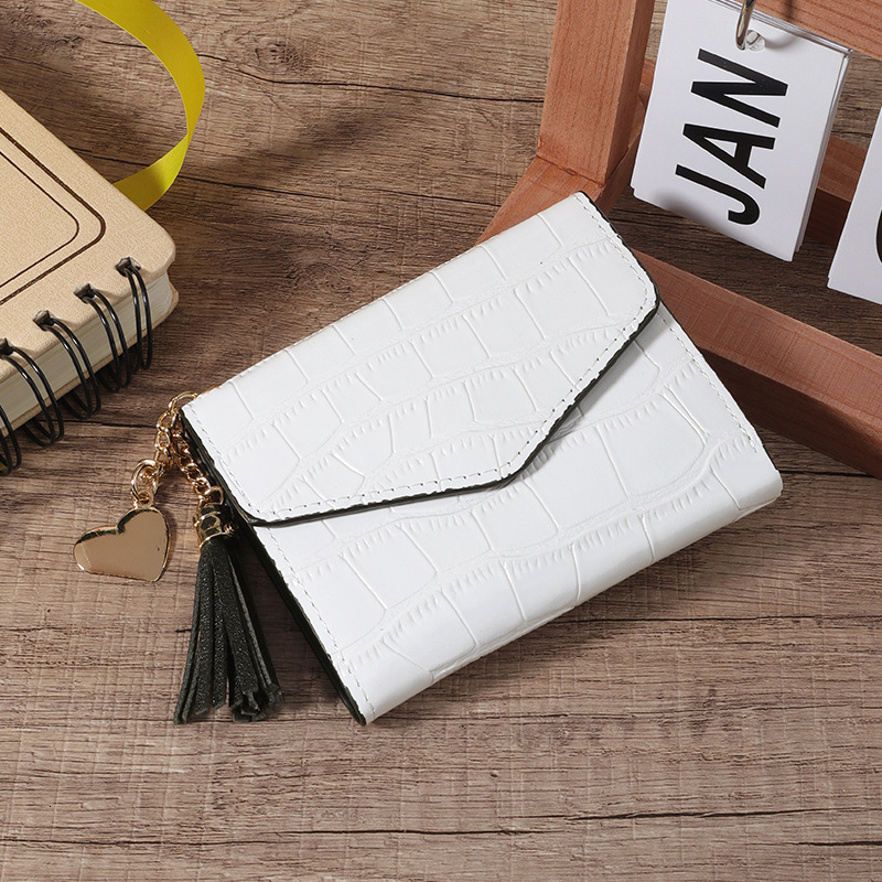 2025S Trend Designer Minimalist Short Coin Folding Cash Universal Small Storage Bag Women S Wallet