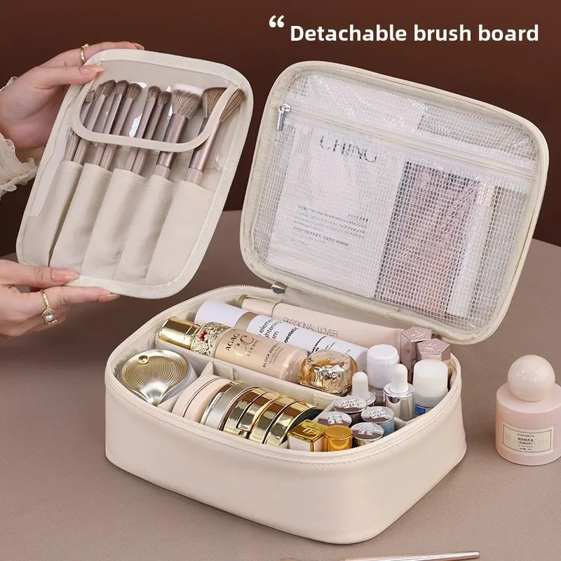 Womens Makeup Bag Portable Storage Bag Large Capacity Makeup Bag Travel Organizer Basic Makeup Bag 250320