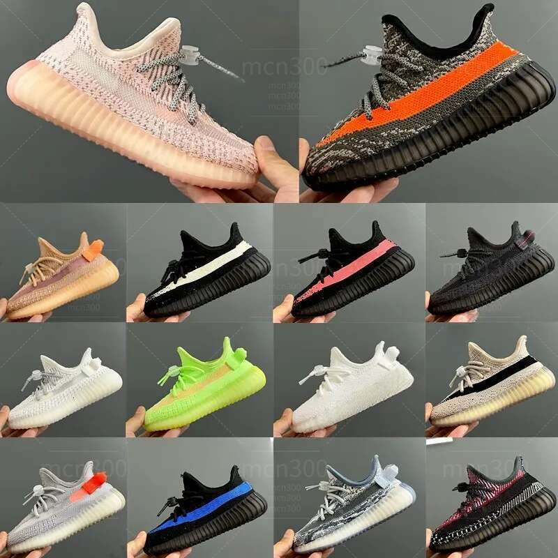 with box Kids Shoes toddler Sneakers Running shoe youth kids designer shoes Designer boys girls Shoe children Runner Black red White Blue Sports boys shoes