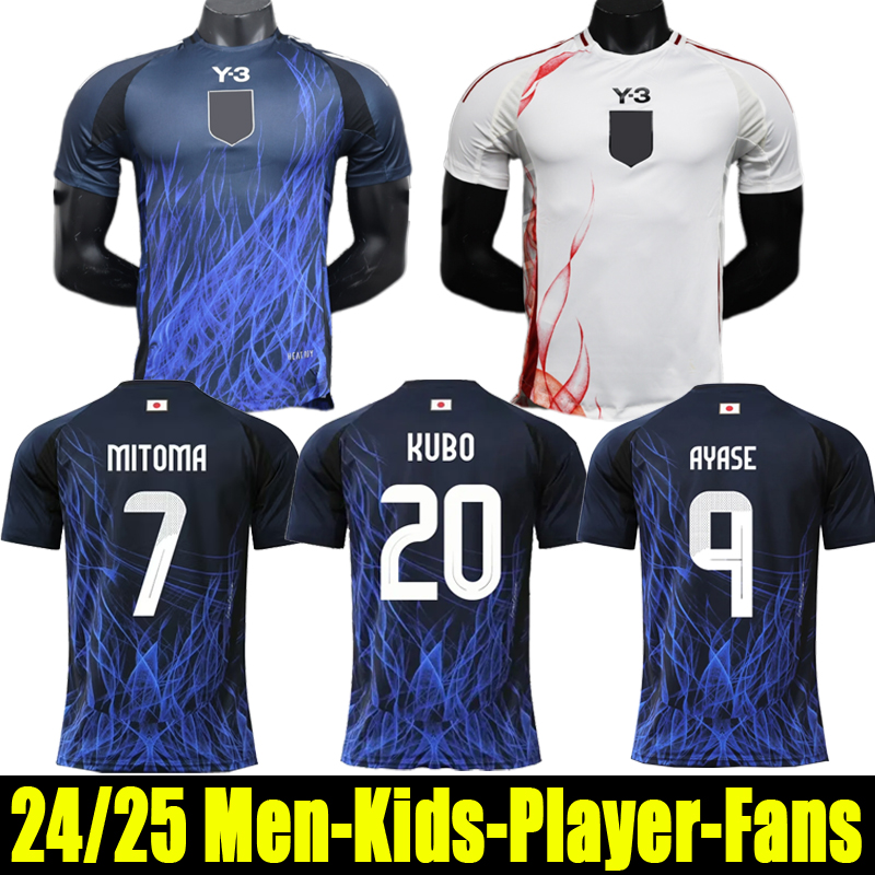 24 25 Japan Soccer Jerseys MITOMA Football Shirts KUBO, ENDO ,MINAMINO ,AYASE ,ITO National team jersey