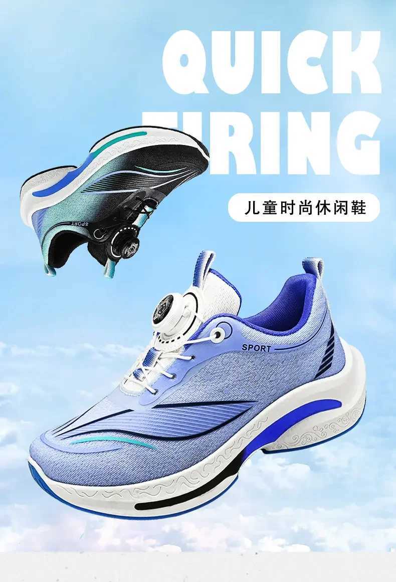 Kid Sneakers Sport Shoes for Boys Fashion Leather Children Breathable Mesh Cfort Shoes Casual Walking Outdoor Running Shoes Y250320