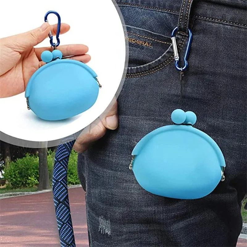 Silicone Pet Dog Train Food Snacks Pockets Bag Walking Dog Training Food Storage Waist Bag Pet Travel Outdoor Product