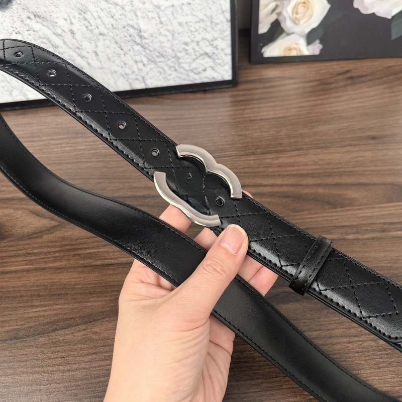 Belt fashion luxury geometric narrow thin for belts designer luxure ceinture women womens belt cintura uomo 3.0 CM