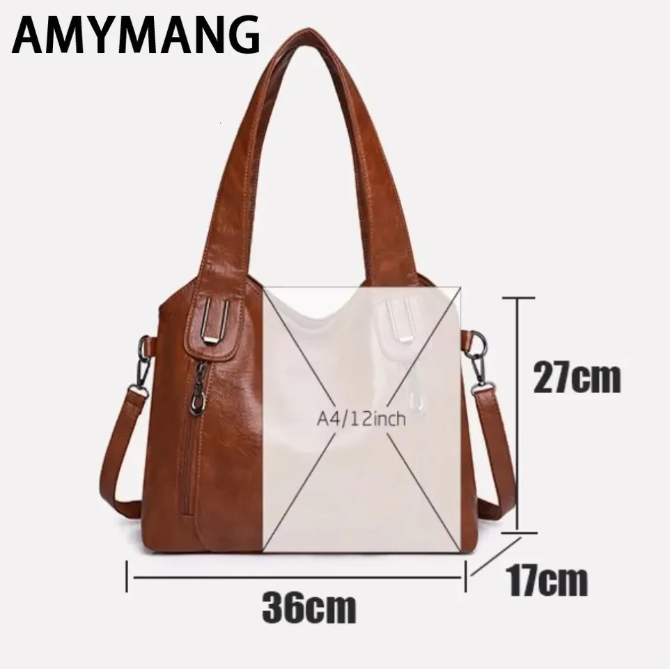 Solid color fashionable womens handbag soft leather casual cross bag shoulder messenger 250320